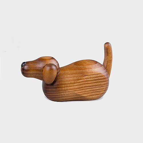 Köhler 141/341 Krippenfigur Hirtenhund zur Krippe liegend, braun