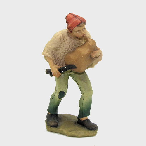 Kostner Krippenfigur Hirte mit Dudelsack 16cm