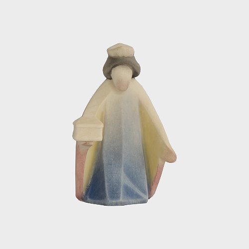 Aram 2201 Kniender König farbig Krippenfigur