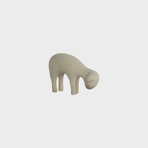 Aram 2302 Schaf äsend farbig Krippenfigur