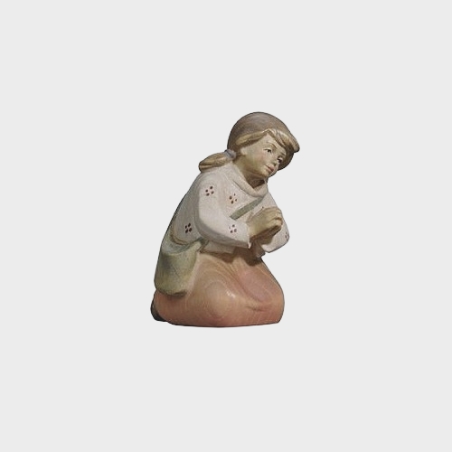 PEMA 020 Krippenfigur Mädchen kniend