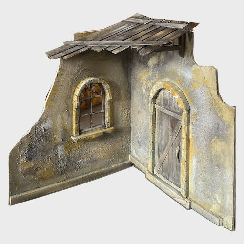 Krippenstall Weihnachtskrippe Winkl 60cm