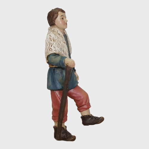 Krippenfigur Treppen steigender Hirte