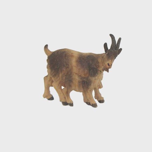 Zirbel 194 Krippenfigur Ziege mit Zicklein