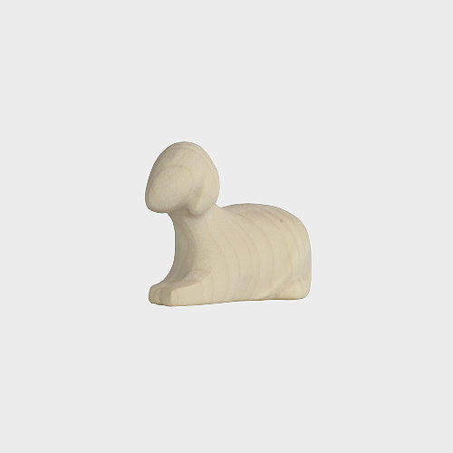 Aram 2303 Natur Krippenfigur Schaf liegend