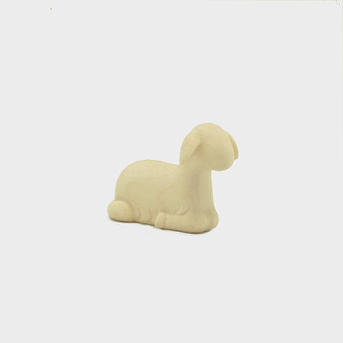 Leonardo 910251 Natur Krippenfigur Schaf liegend vorwärtsschauend