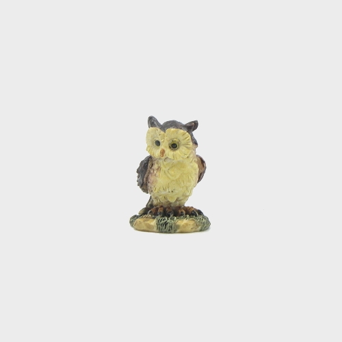 Krippenfigur Eule