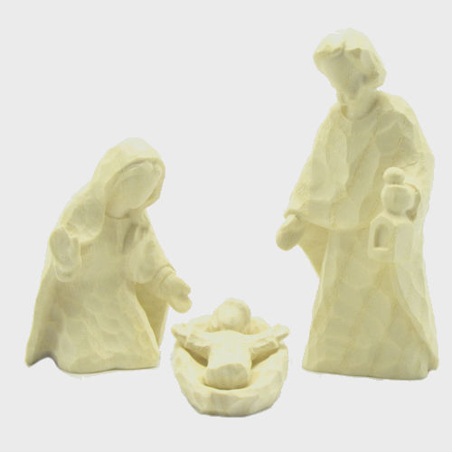 Anna 08199 Krippenfiguren Heilige Familie natur
