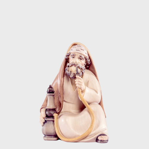 Artis 4522 Krippenfigur Hirte sitzend mit Wasserpfeife