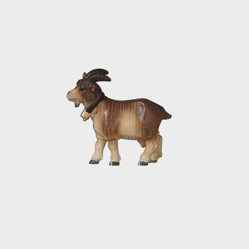 Advent 192 Krippenfigur aus Eschenholz Ziege