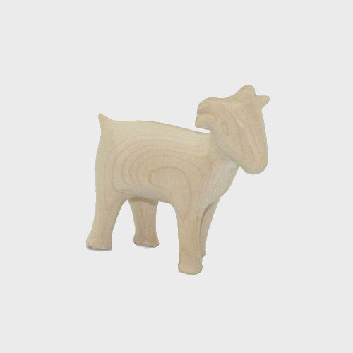 Aram 2341 Krippenfigur Ziege Ahorn Natur