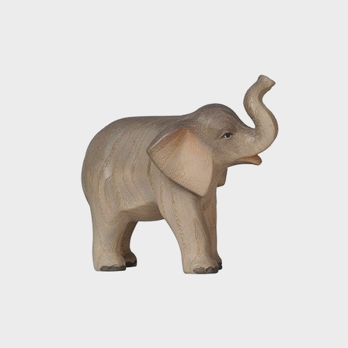 Advent 183 Krippenfigur aus Eschenholz Elefantenbaby