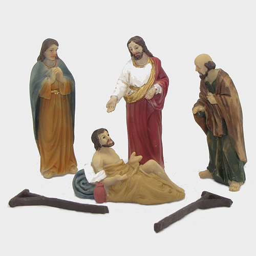 Passionsfiguren Heilung des Gelähmten 9cm
