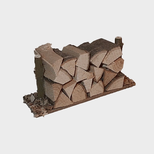 Krippenzubehör Holzstapel