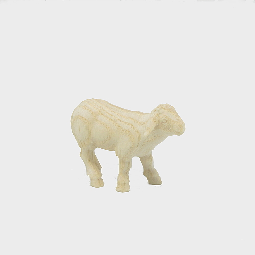 PEMA 260 natur Krippenfigur Schaf stehend vorwärtsschauend
