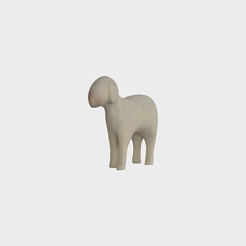 Aram 2301 Schaf stehend farbig Krippenfigur