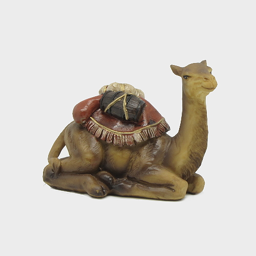 Krippenfigur Kamel liegend