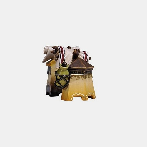 Kostner Krippenfigur Gepäck für Elefant Nummer 182, holzgeschnitzt und bemalt