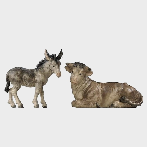Krippenfigur Zirbel 512 Ochs und Esel