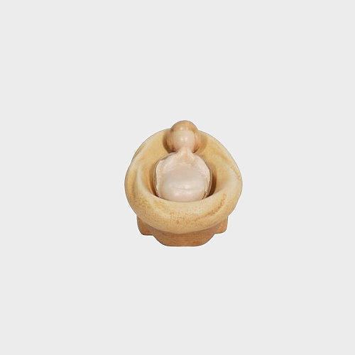 Leonardo 910004 Color Krippenfigur Jesukind lose mit Wiege