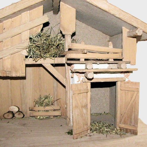 Krippe / Krippenstall Kempten für 12-15cm große Krippenfiguren