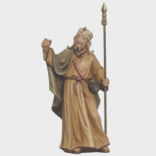 Krippenfigur Zirbel 029 Elefantentreiber