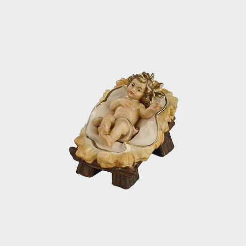 Rainell 004 Krippenfigur Jesukind lose mit Wiege