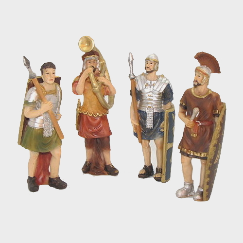 Passionsfiguren vier Soldaten 9cm