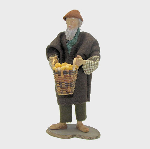 Krippenfigur RUCO 22-96 Hirte mit Korb 22cm, Ausstellungsstück