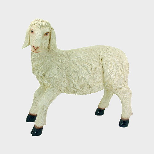 Krippenfigur Schaf stehend