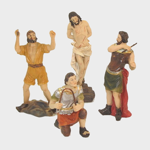 Passionsfiguren Geisselung 9cm