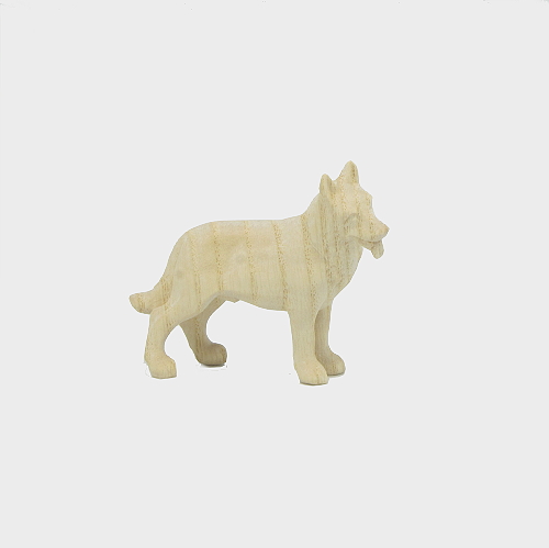 PEMA 157 natur Krippenfigur Schäferhund