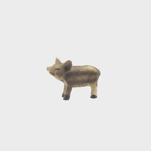 Krippenfigur Wildschweine im Set 4-teilig