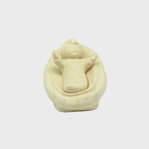 Fides 4604 Natur Krippenfigur Jesukind lose mit Wiege