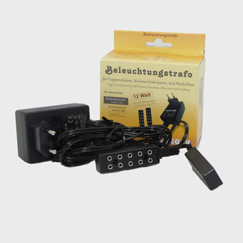 Krippenbeleuchtung Ruhelichttrafo
