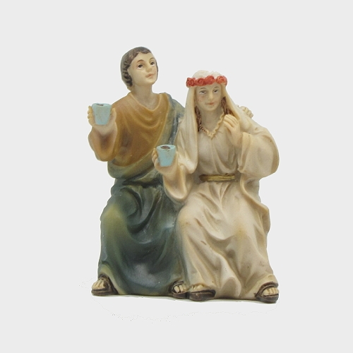 Passionsfiguren Hochzeit zu Kanaan mit Zusatzfiguren 9cm