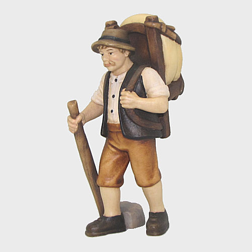 Mahlknecht 049 Krippenfigur Senner mit Käse