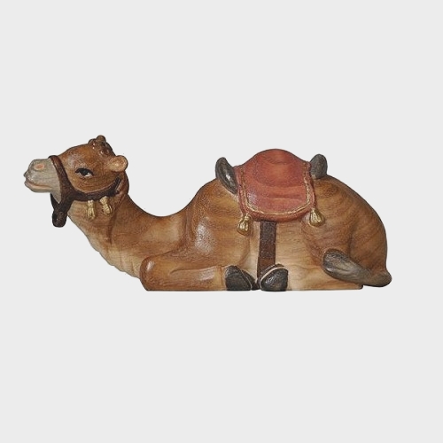 Advent 172 Krippenfigur aus Eschenholz Kamel liegend