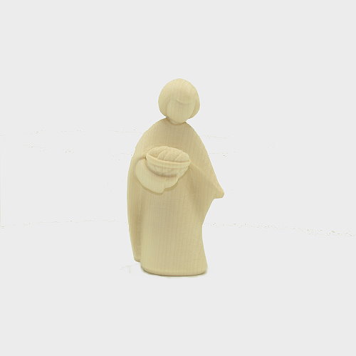 Leonardo 910016 Natur Krippenfigur Bub mit Brotkorb