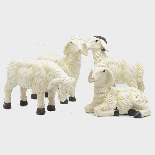 Krippenfiguren Schafe 4tlg.