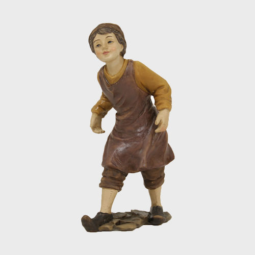 Krippenfigur Knecht für Schubkarren 10cm