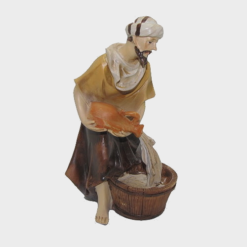 Krippenfigur Bauer mit Amphore