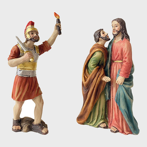 Passionsfiguren Judaskuss 9cm
