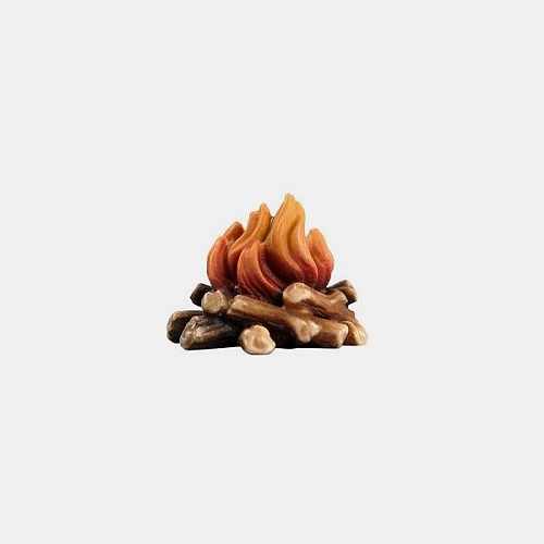 Kostner Krippenfigur Lagerfeuer Nummer 98, holzgeschnitzt und bemalt