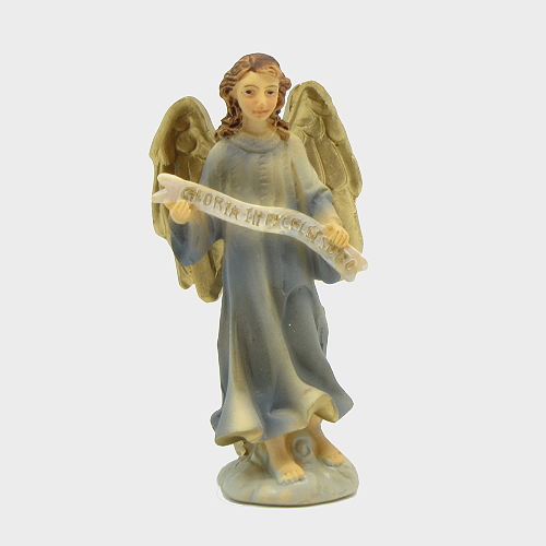 Krippenfigur Gloriaengel stehend