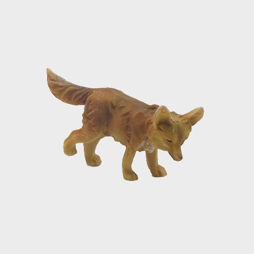 Krippenfigur Fuchspaar im Set 2-teilig