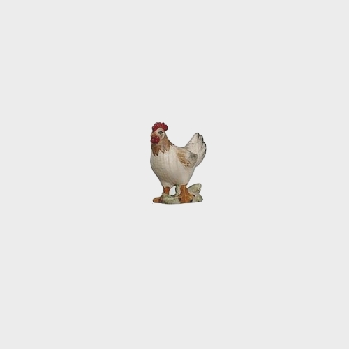 Advent 122 Krippenfigur aus Eschenholz Huhn